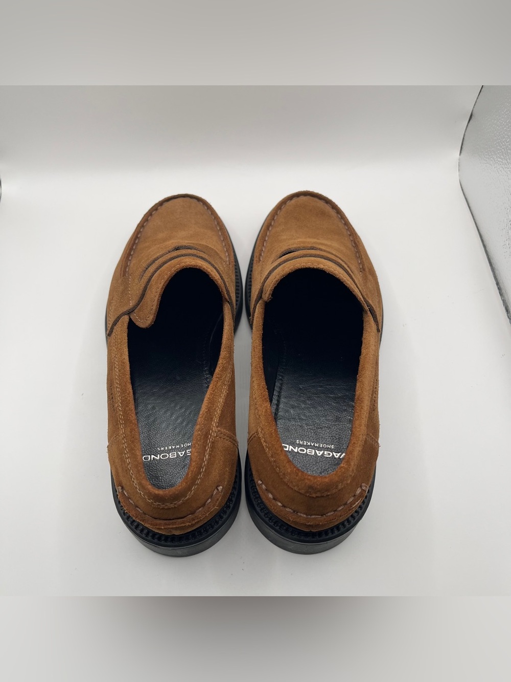 Vagabond Shoemakers Alex Suede Penny Loafer rich cognac brown suede 36 US 6 - Picture 7 of 10